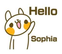 Sticker for Sophia sticker #14827558