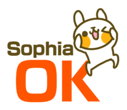 Sticker for Sophia sticker #14827562