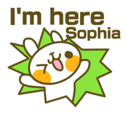 Sticker for Sophia sticker #14827564