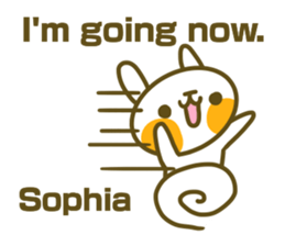 Sticker for Sophia sticker #14827565