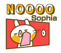 Sticker for Sophia sticker #14827568