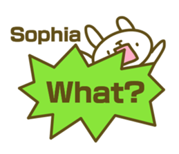 Sticker for Sophia sticker #14827575