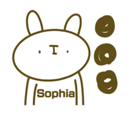 Sticker for Sophia sticker #14827578