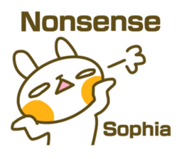 Sticker for Sophia sticker #14827579