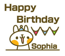 Sticker for Sophia sticker #14827584