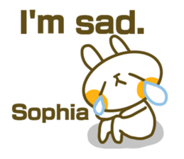 Sticker for Sophia sticker #14827588