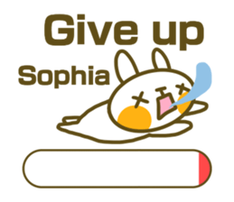 Sticker for Sophia sticker #14827589