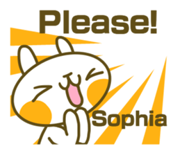 Sticker for Sophia sticker #14827590