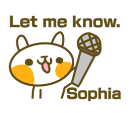 Sticker for Sophia sticker #14827593