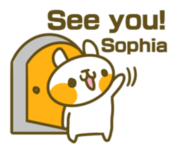 Sticker for Sophia sticker #14827597