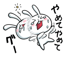 Rabbits that fall asleep sticker #14828054