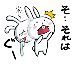 Rabbits that fall asleep sticker #14828055