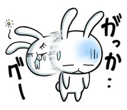 Rabbits that fall asleep sticker #14828056