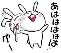 Rabbits that fall asleep sticker #14828058