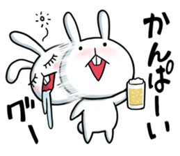 Rabbits that fall asleep sticker #14828060