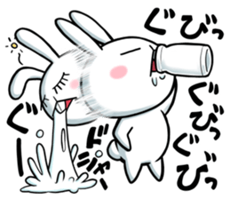 Rabbits that fall asleep sticker #14828068