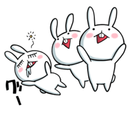 Rabbits that fall asleep sticker #14828070
