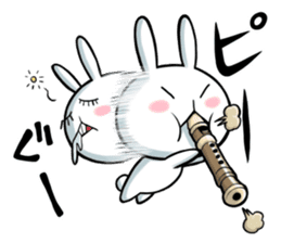 Rabbits that fall asleep sticker #14828081