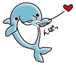 Sticker of a cute dolphin <vol.5> sticker #14829122