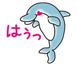 Sticker of a cute dolphin <vol.5> sticker #14829124