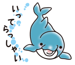 Sticker of a cute dolphin <vol.5> sticker #14829126