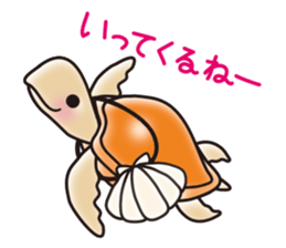 Sticker of a cute dolphin <vol.5> sticker #14829127
