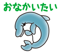 Sticker of a cute dolphin <vol.5> sticker #14829132