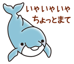 Sticker of a cute dolphin <vol.5> sticker #14829137