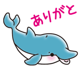 Sticker of a cute dolphin <vol.5> sticker #14829140