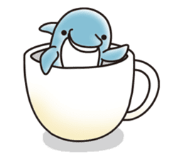 Sticker of a cute dolphin <vol.5> sticker #14829154