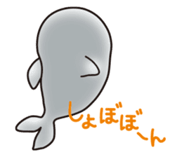 Sticker of a cute dolphin <vol.5> sticker #14829156