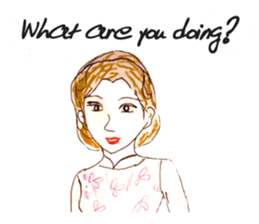 Grandmother's graffiti. sticker #14829704