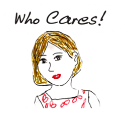 Grandmother's graffiti. sticker #14829706