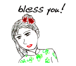 Grandmother's graffiti. sticker #14829707