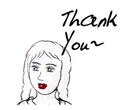 Grandmother's graffiti. sticker #14829715