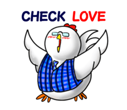 Science Chicken sticker #14829870