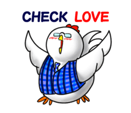 Science Chicken sticker #14829870