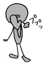 Lovely Stick man sticker #14830517