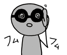 Lovely Stick man sticker #14830518