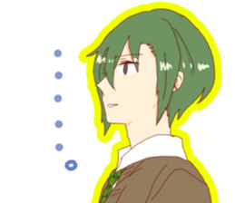 green boys sticker #14830800