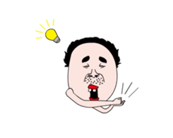 Uncle of Showa in action 10 sticker #14830843