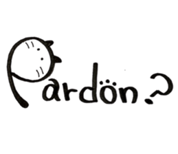 Daily conversation -no.3 Cat ver. sticker #14831022