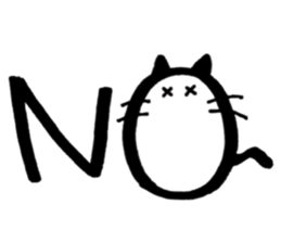 Daily conversation -no.3 Cat ver. sticker #14831028