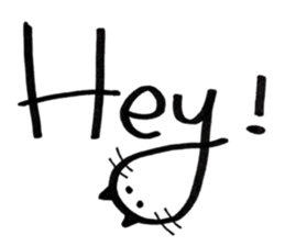 Daily conversation -no.3 Cat ver. sticker #14831034