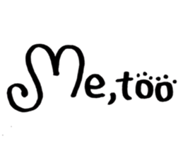 Daily conversation -no.3 Cat ver. sticker #14831036