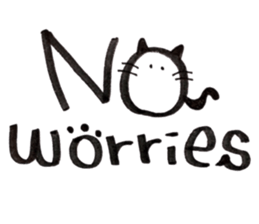 Daily conversation -no.3 Cat ver. sticker #14831038