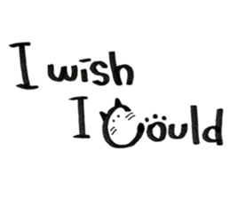 Daily conversation -no.3 Cat ver. sticker #14831045