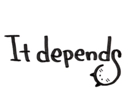 Daily conversation -no.3 Cat ver. sticker #14831049