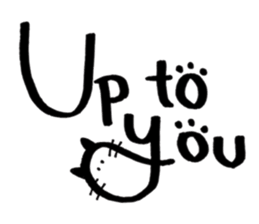 Daily conversation -no.3 Cat ver. sticker #14831059