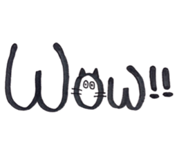 Daily conversation -no.3 Cat ver. sticker #14831060